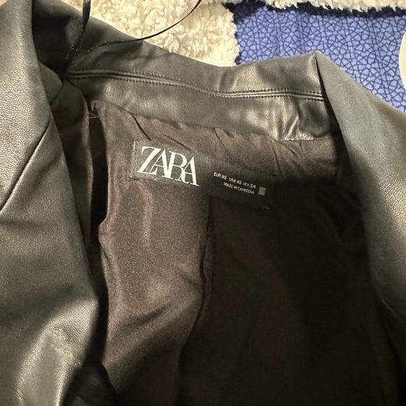 Zara Leather blazer - Picture 5 of 8